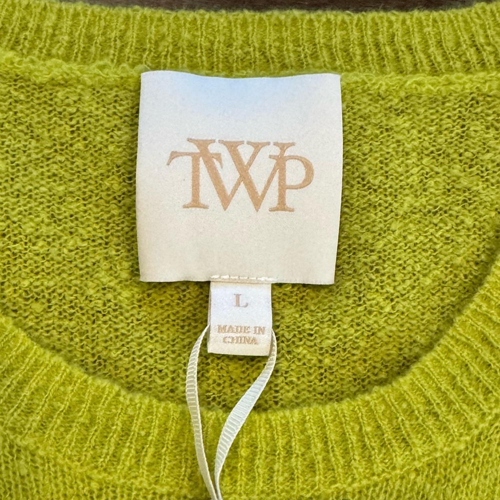 NEW TWP Audrey Short Sleeve Cashmere Sweater - Picture 7 of 7